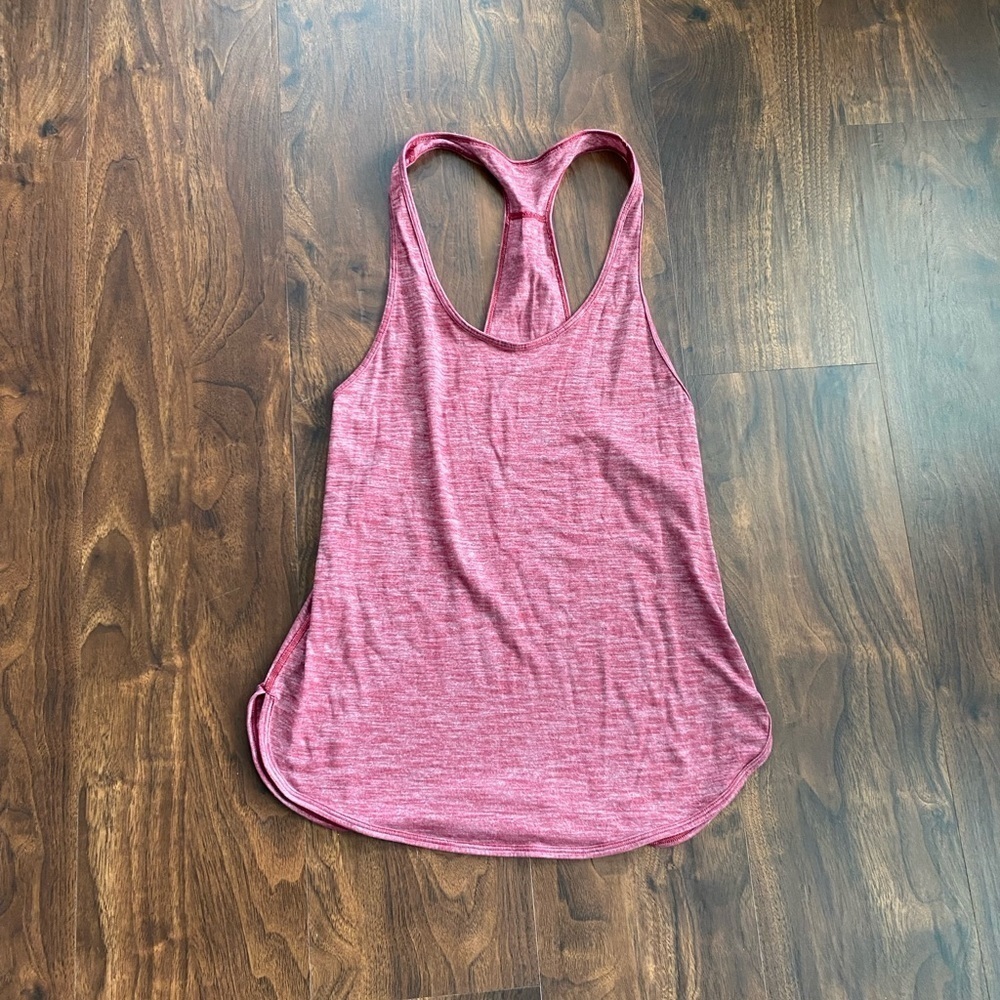 Lululemon 105 Singlet Heathered Red Size 2-4